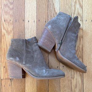 Treasure & Bond Taupe Ankle Booties